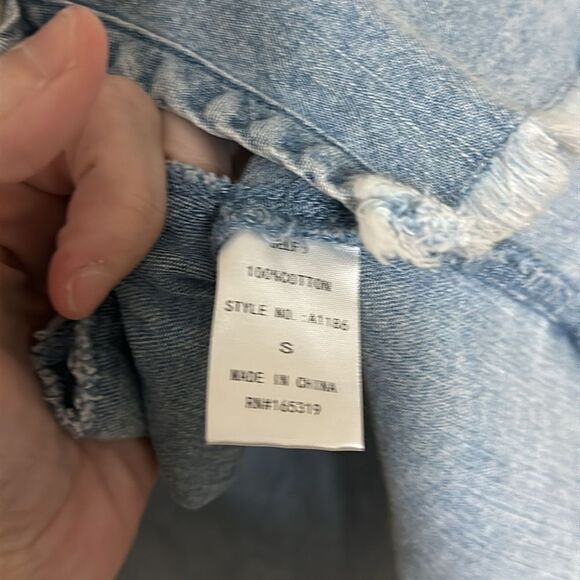 NWT Day + Moon Denim Fray Dress size Small - Picture 6 of 7